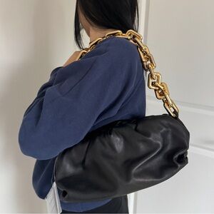 Bottega Veneta Gold Chain Pouch Shoulder Bag